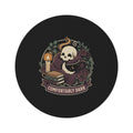 Comfortably Dark Round Rug