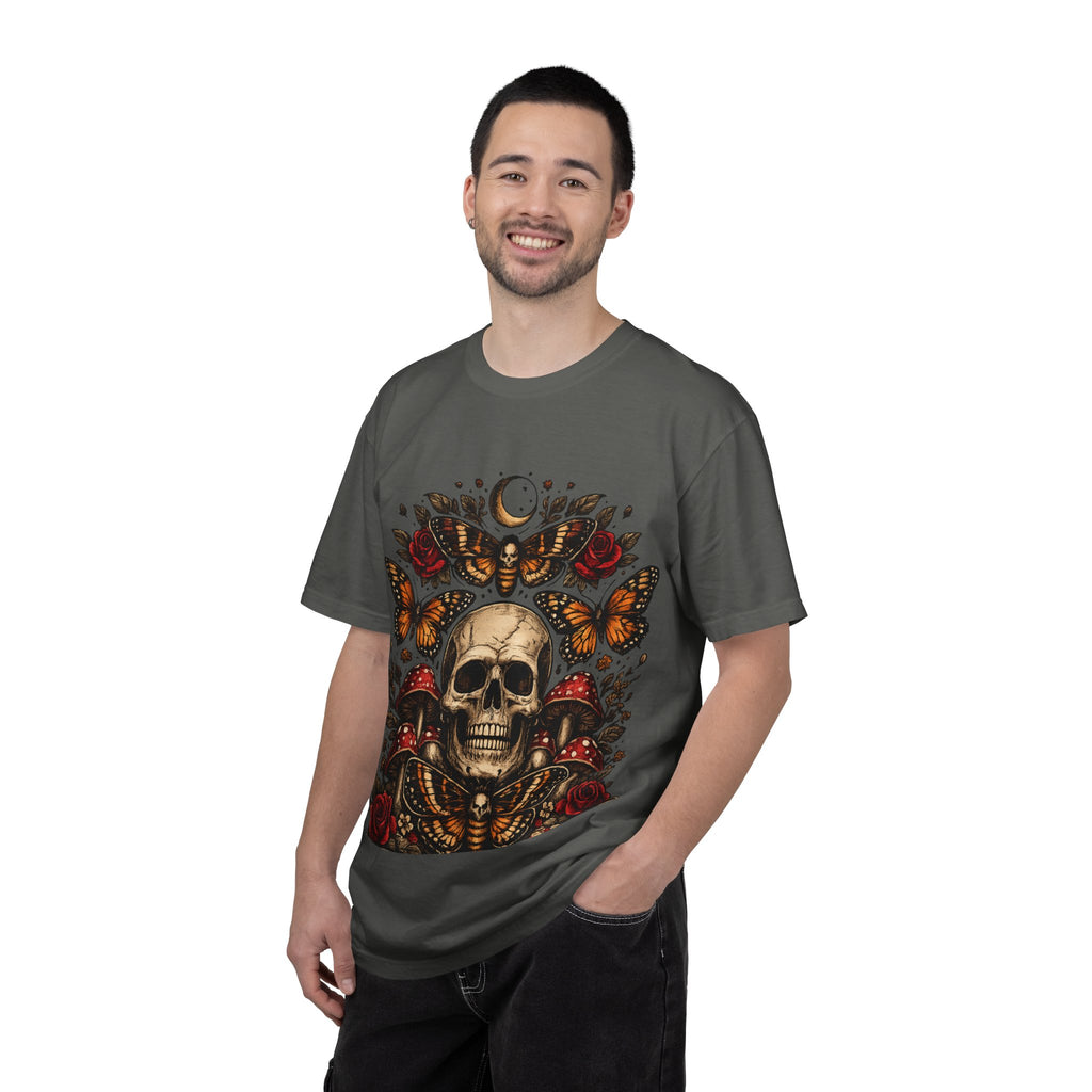 Midnight Bloom Skull Tee