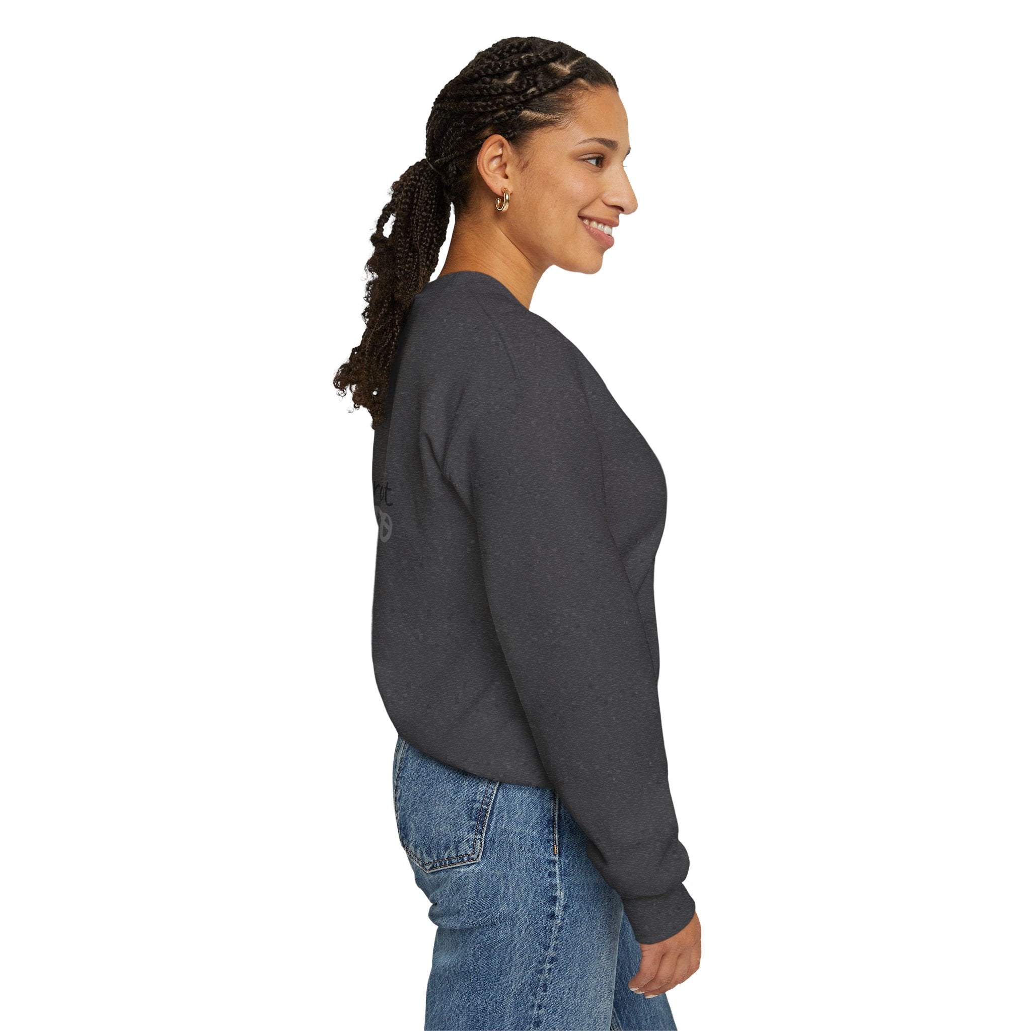Born to Bed Rot Crewneck — Forced to Exist Back Print