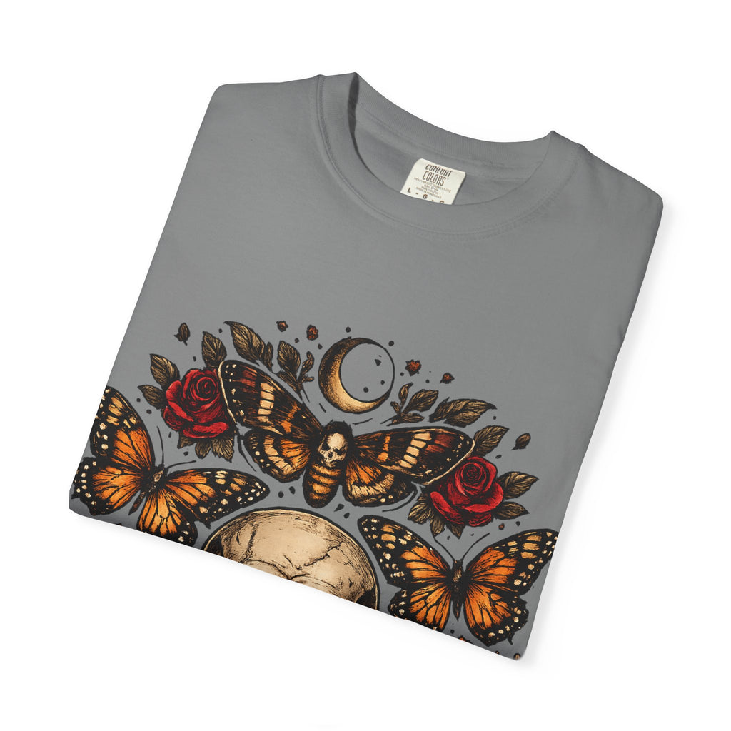 Midnight Bloom Skull Tee