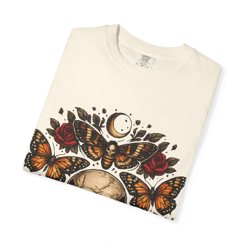 Midnight Bloom Skull Tee