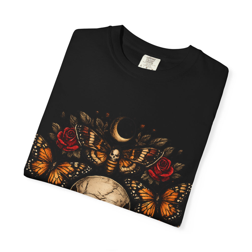 Midnight Bloom Skull Tee