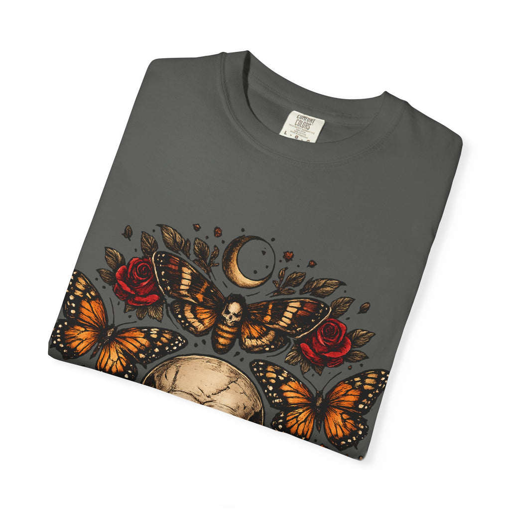 Midnight Bloom Skull Tee