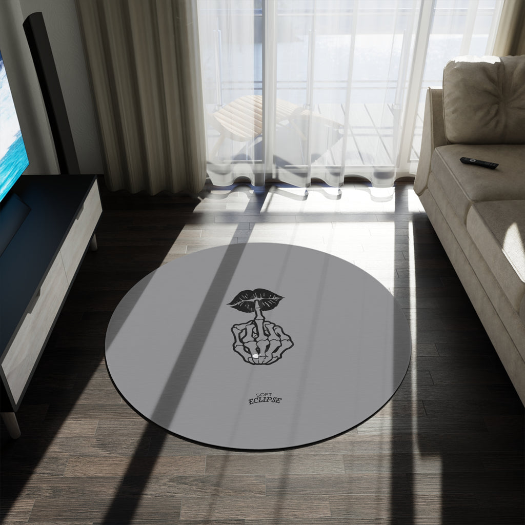 Soft Eclipse No Words Round Rug