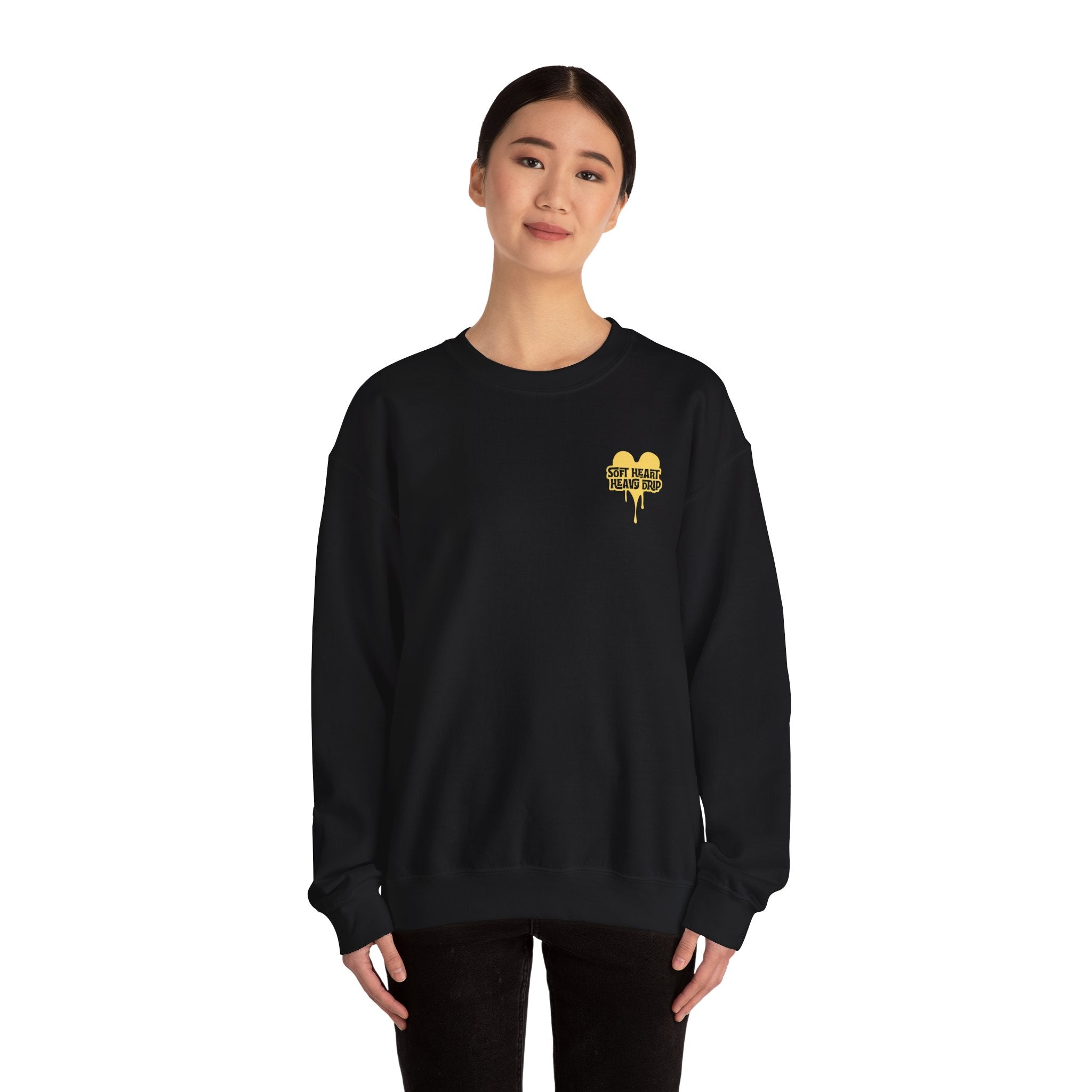 Soft Heart Heavy Drip Crewneck
